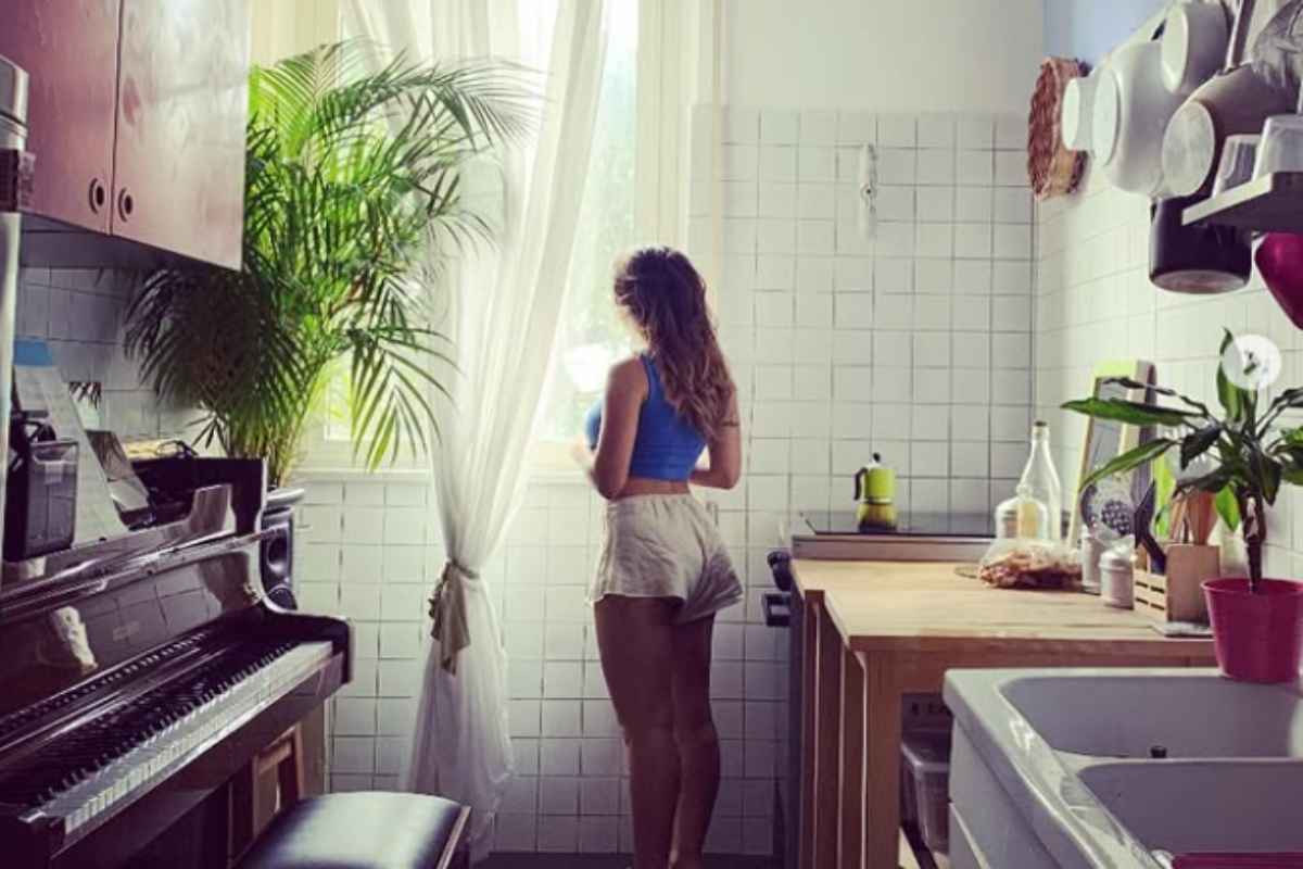 serena brancale nella sua casa