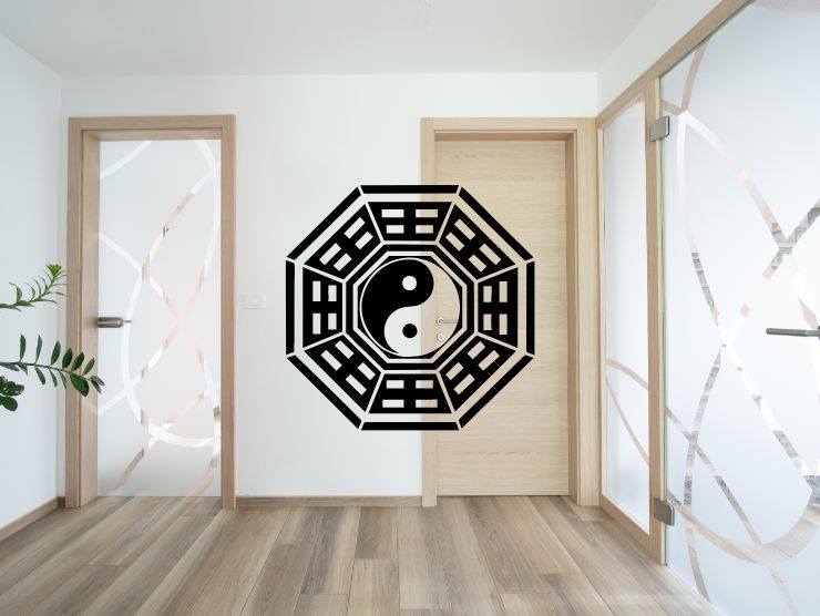 ingresso di casa e simbolo del fengshui