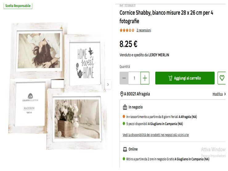 cornice di leroy merlin